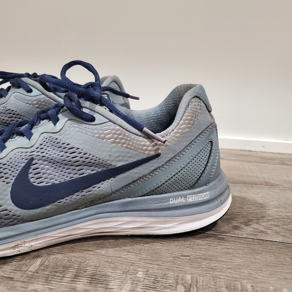 Nike Dual Fusion Run 3 - Gray & Navy - Picture 9 of 10